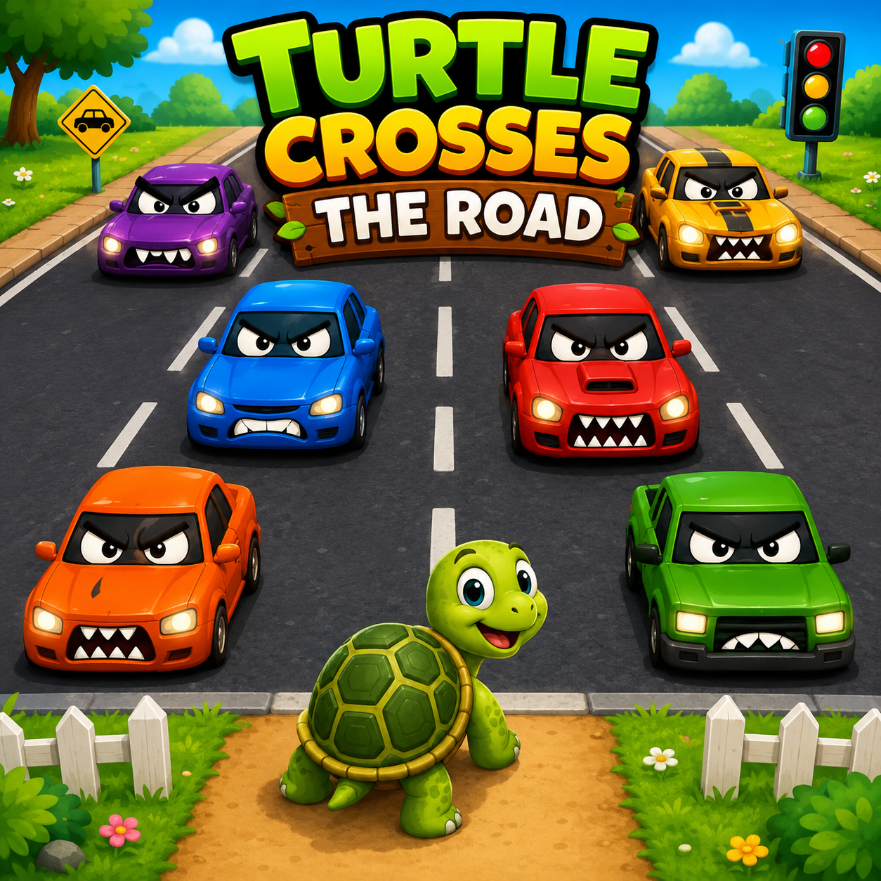 Turtle Cross The Road